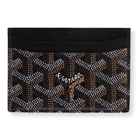 black goyard card holder|goyard card holder retail price.